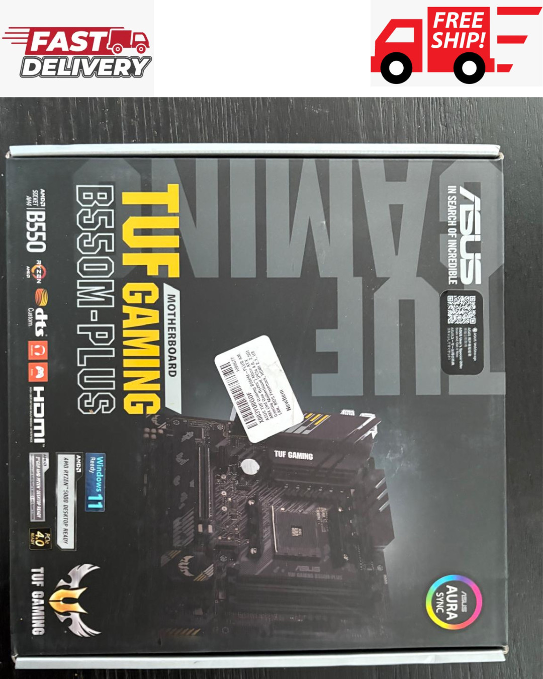 Asus TUF GAMING B550M-PLUS - Motherboard  Part Number 90MB14A0-M0EAY0