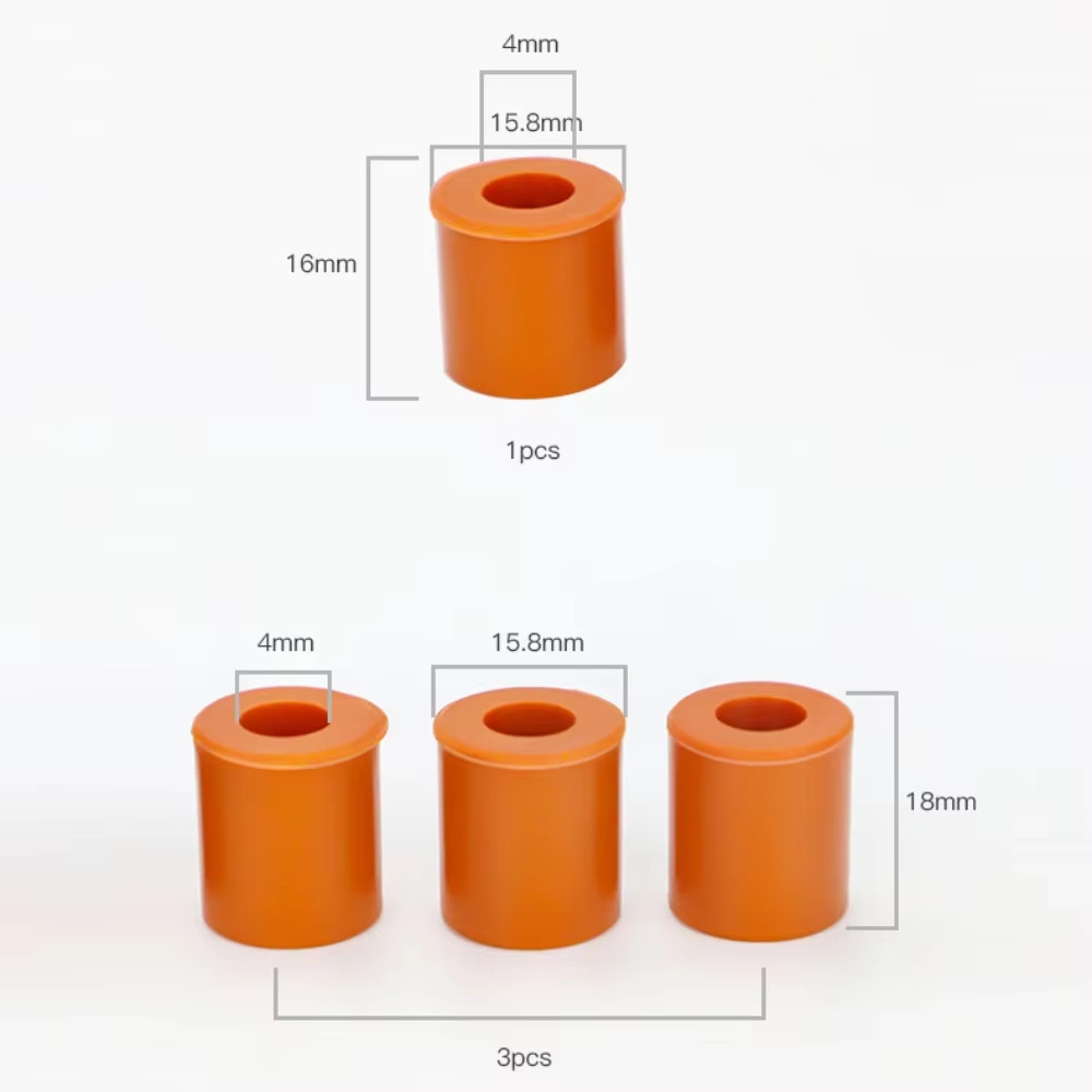 Official 4Pcs 3D Printer Silicone Solid Spacer High Temperature Hot Bed Leveling