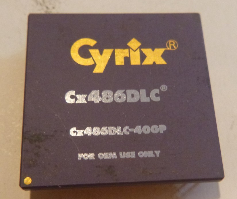Cyrix Cx486DLC-40GP, 40MHz,