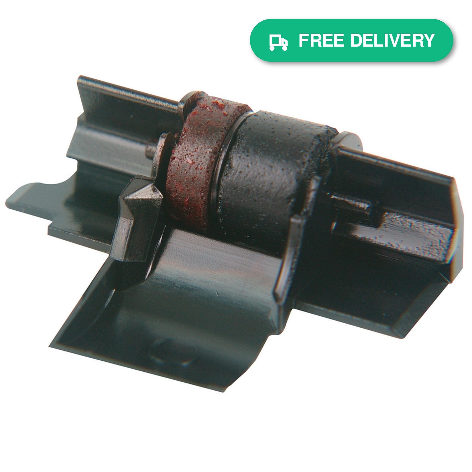 Porelon 42-2 Replacement Ink Rollers, Black/Red, Pack of 2