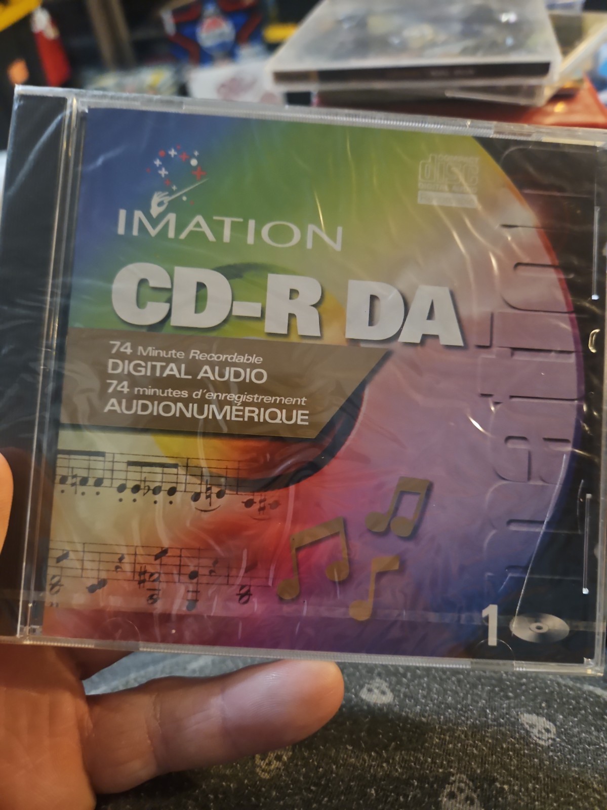 (RARE) IMATION  CD-R DA  CD.       [1 DISC ONLY] 74 MIN DIGITAL AUDIO (1999)
