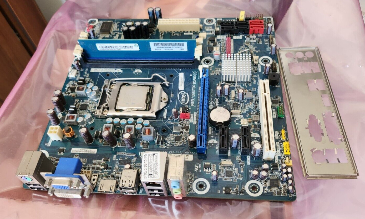 Intel DH55TC Socket 1156 DDR3 Intel H55 Motherboard with i3-650 CPU, 4GB & I/O