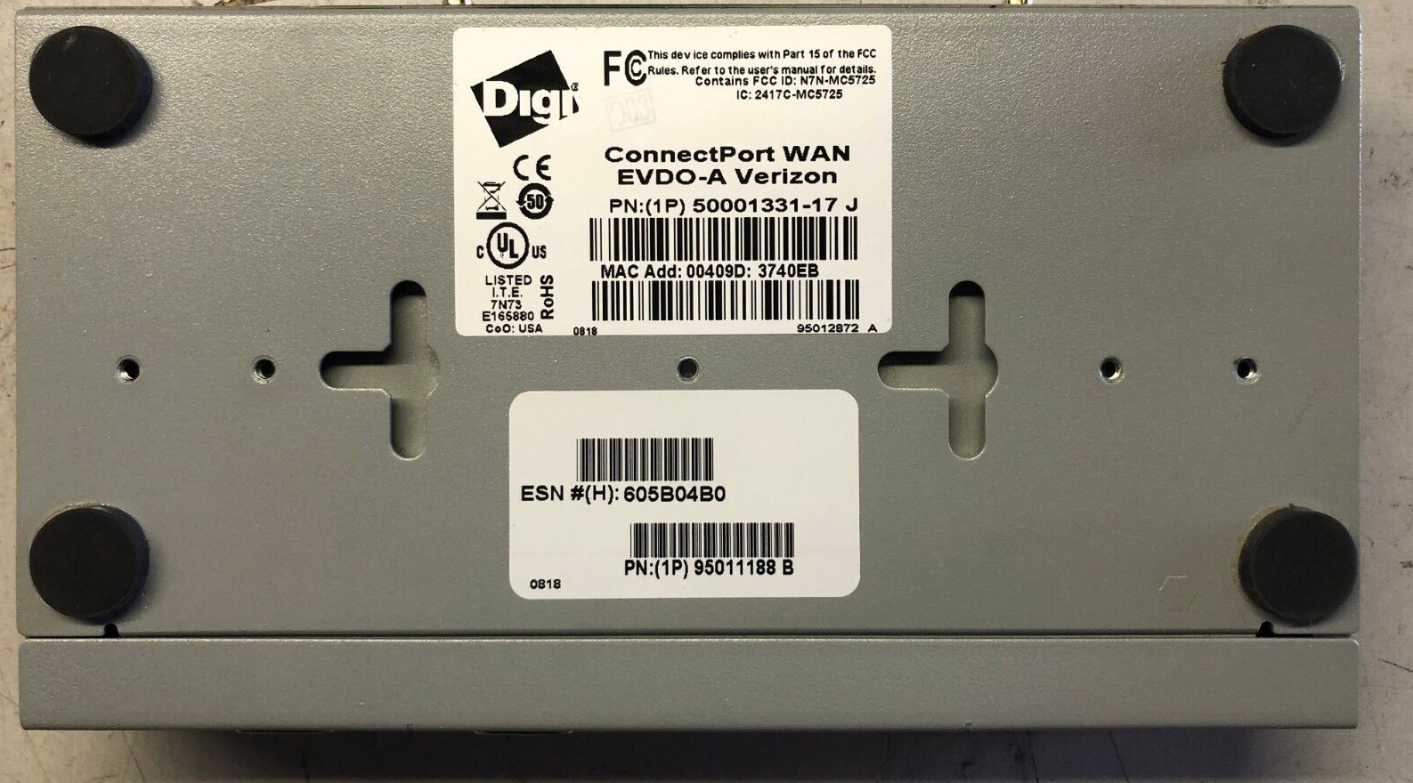 DIGI 50001331-26 CONNECTPORT WAN EVDO-A VERIZON