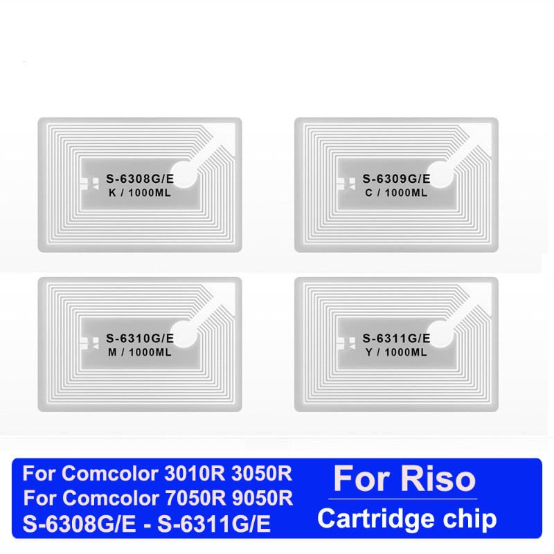 S6308G/E - S6311G/E Cartridge Chip for Riso Comcolor 3010R 3050R 7050R 9050R