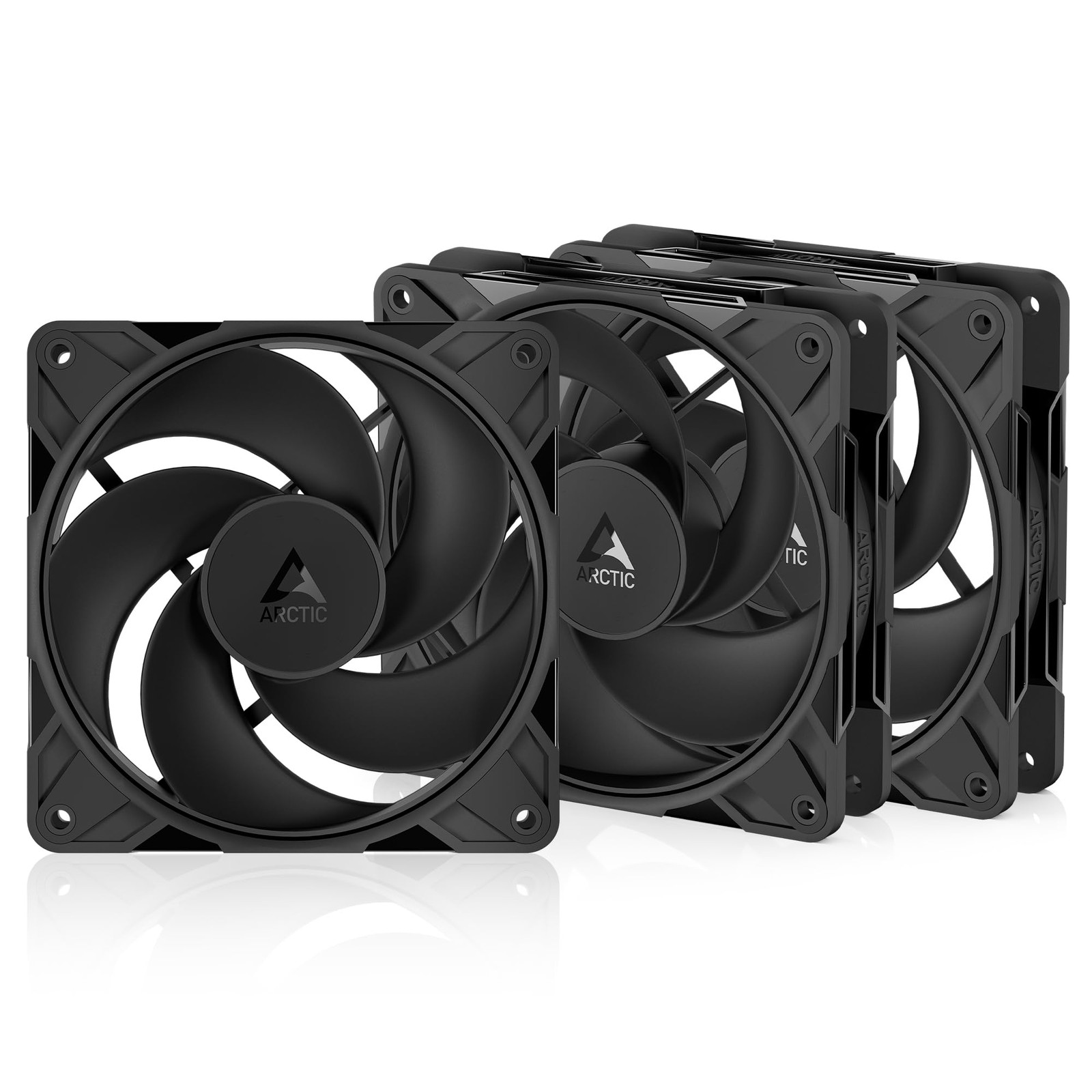 ARCTIC P12 Pro Reverse – 3 Pack – 120 mm Premium Fan with Airflow,...