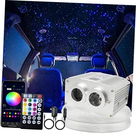 Two Port Twinkle 1100pcs Fiber Optic Starlight Standard+1100pcs*0.03in*13.1ft