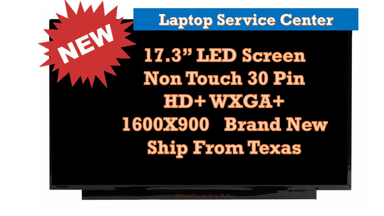 HP 17-CP0010NR 17Z-CP000 *Only for HD+* LCD Screen HD+ 1600x900  TESTED