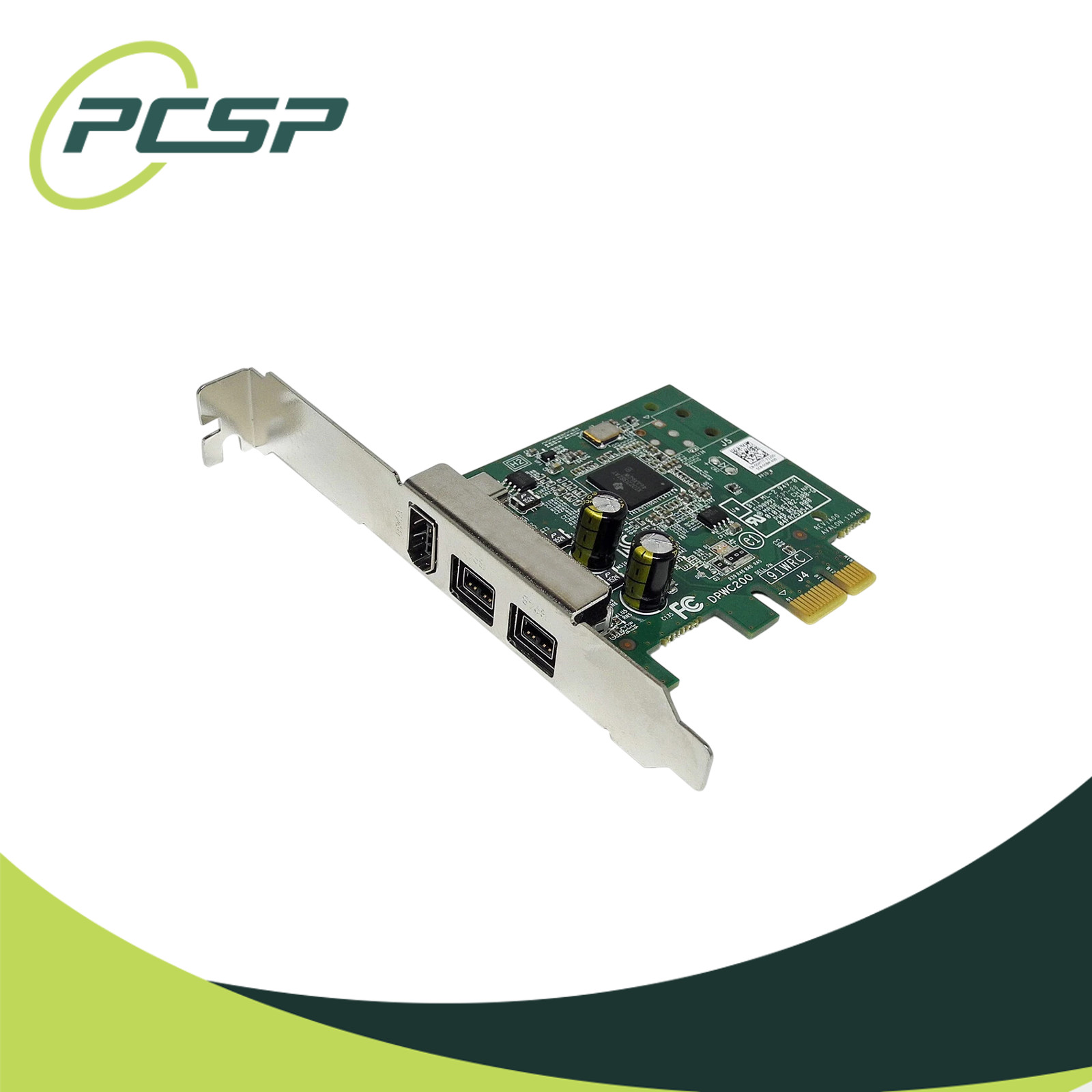 Dell DPWC200 0HTTT Dual Port FireWire 394A PCIe Controller Card