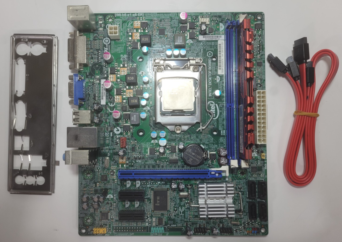 Intel DH61BF Motherboard Core I5-2310 4GB RAM, IO Shield *READ # 1950