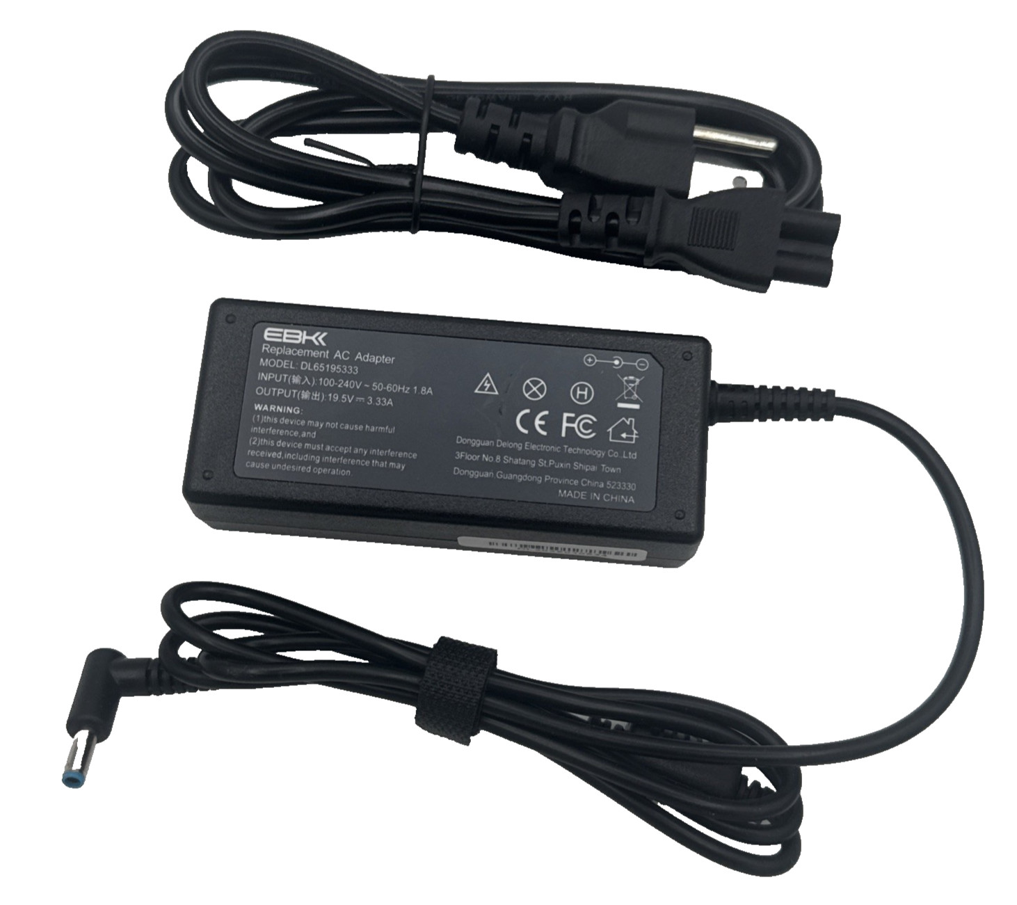 EBKK - Replacement AC Adapter ( Model DL65195333 ) Input: 100~240V 50-60Hz 1.8A 