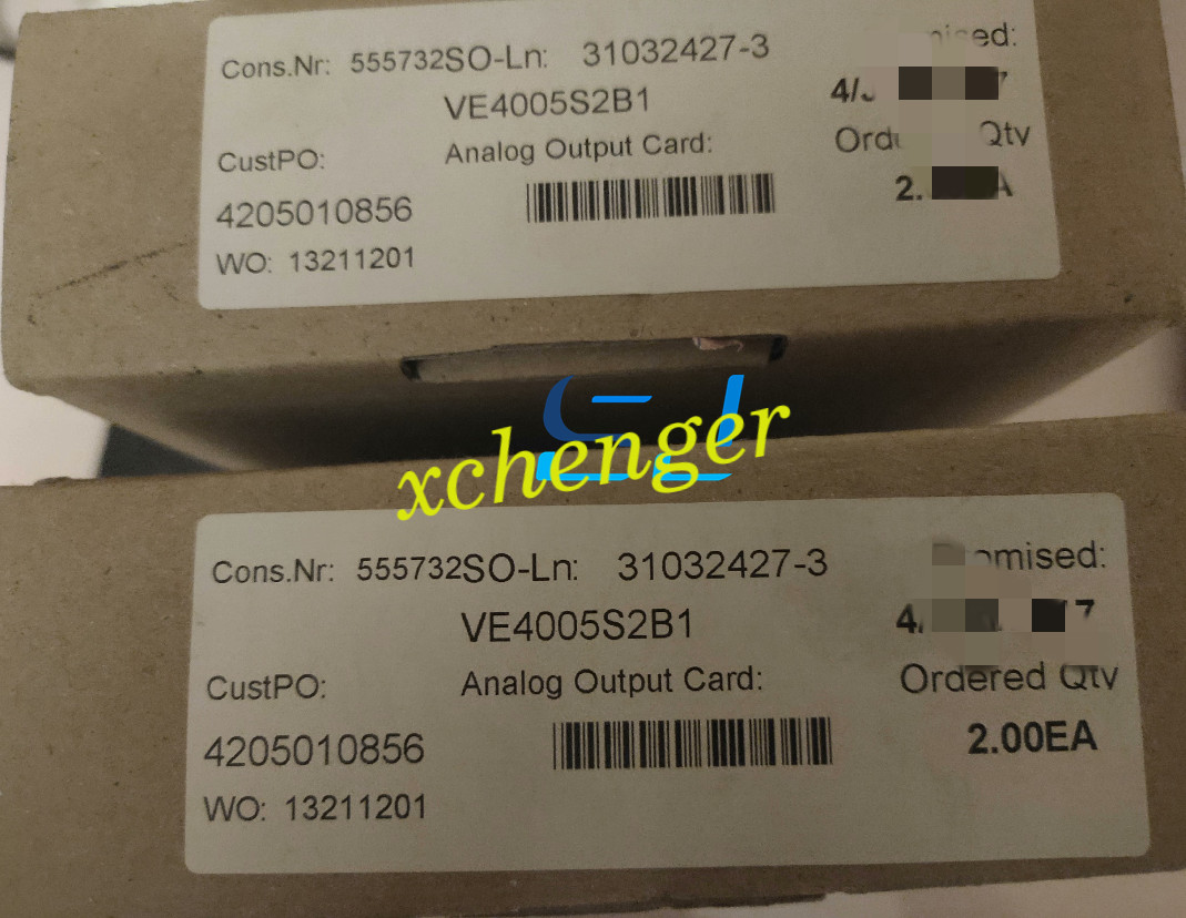 1PCS Emerson VE4005S2B1 Module Card VE4005S2B1 new via FedEx or DHL