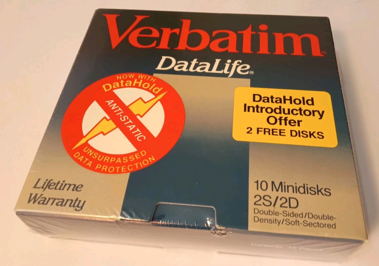 Verbatim DataLife 10 Minidisks 2S/2D Double Sided #MD 550-01 ... new in box