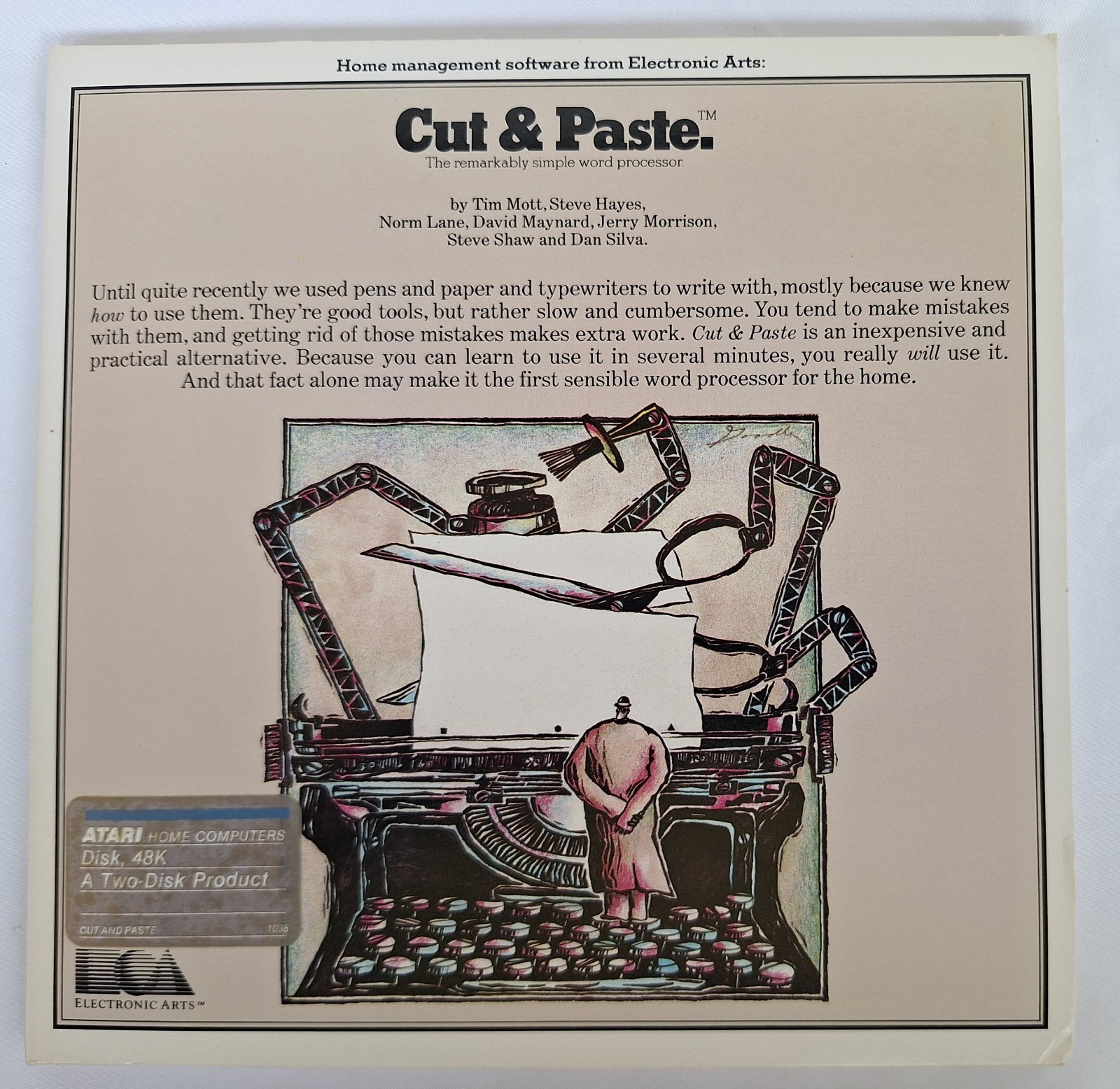 Cut And Paste Home Management Software For Atari Computers 