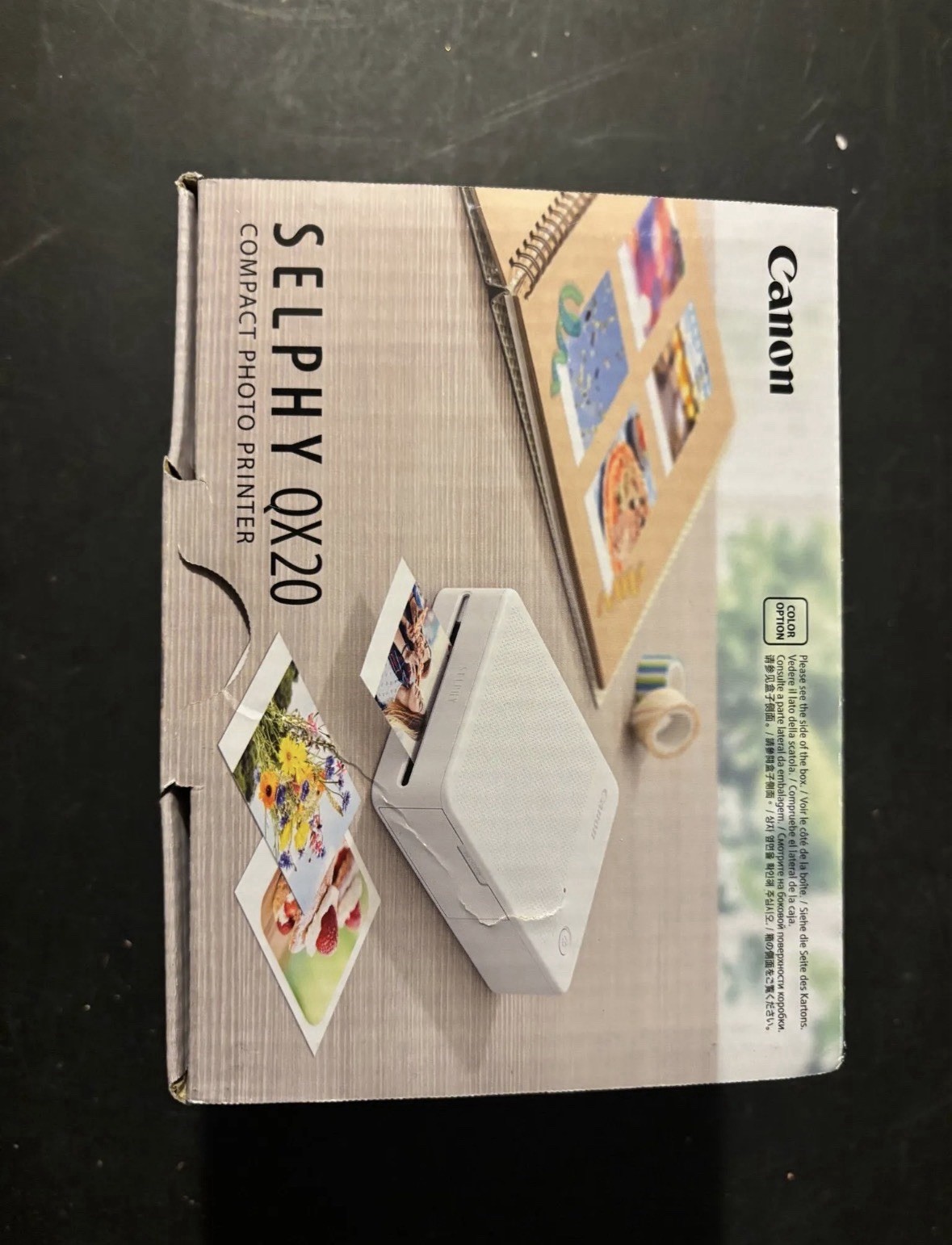 Canon Selphy QX20 Portable Compact Color Photo Printer Dye Sublimation