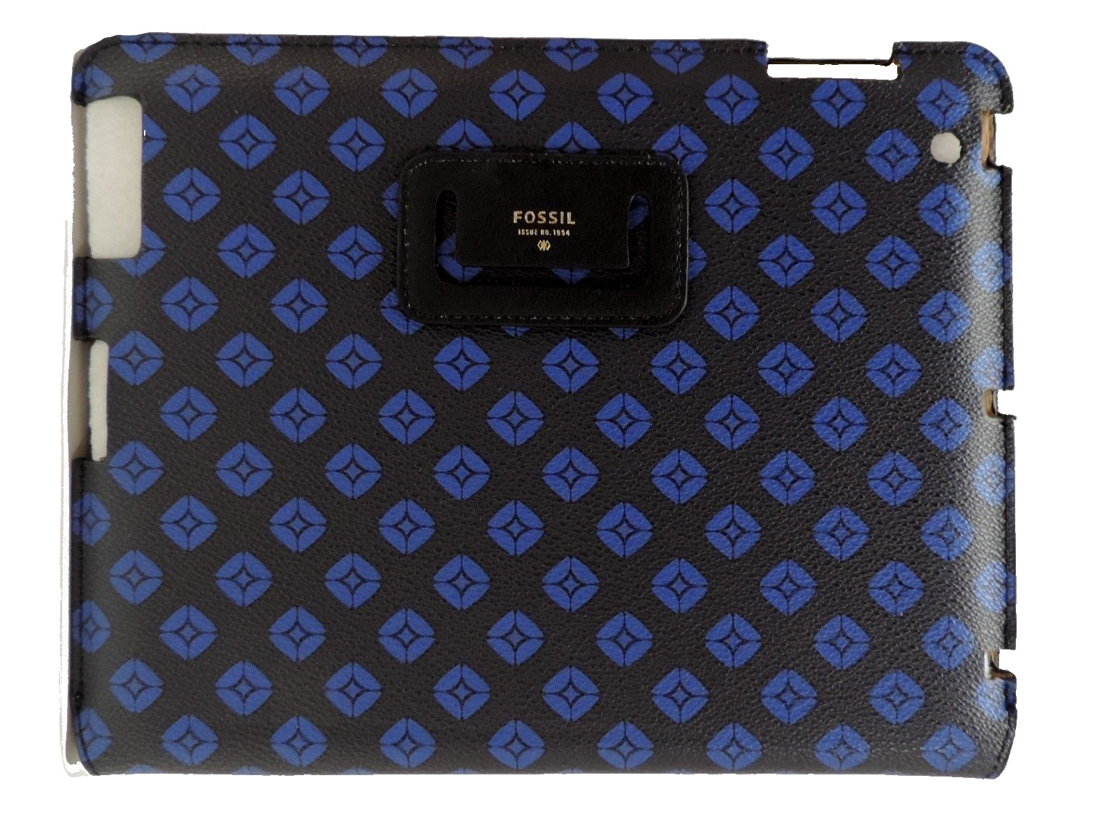 Fossil Blue Mimi Hardcover Tablet Case Easel Tech Sleeve Fits iPad 2,3 New