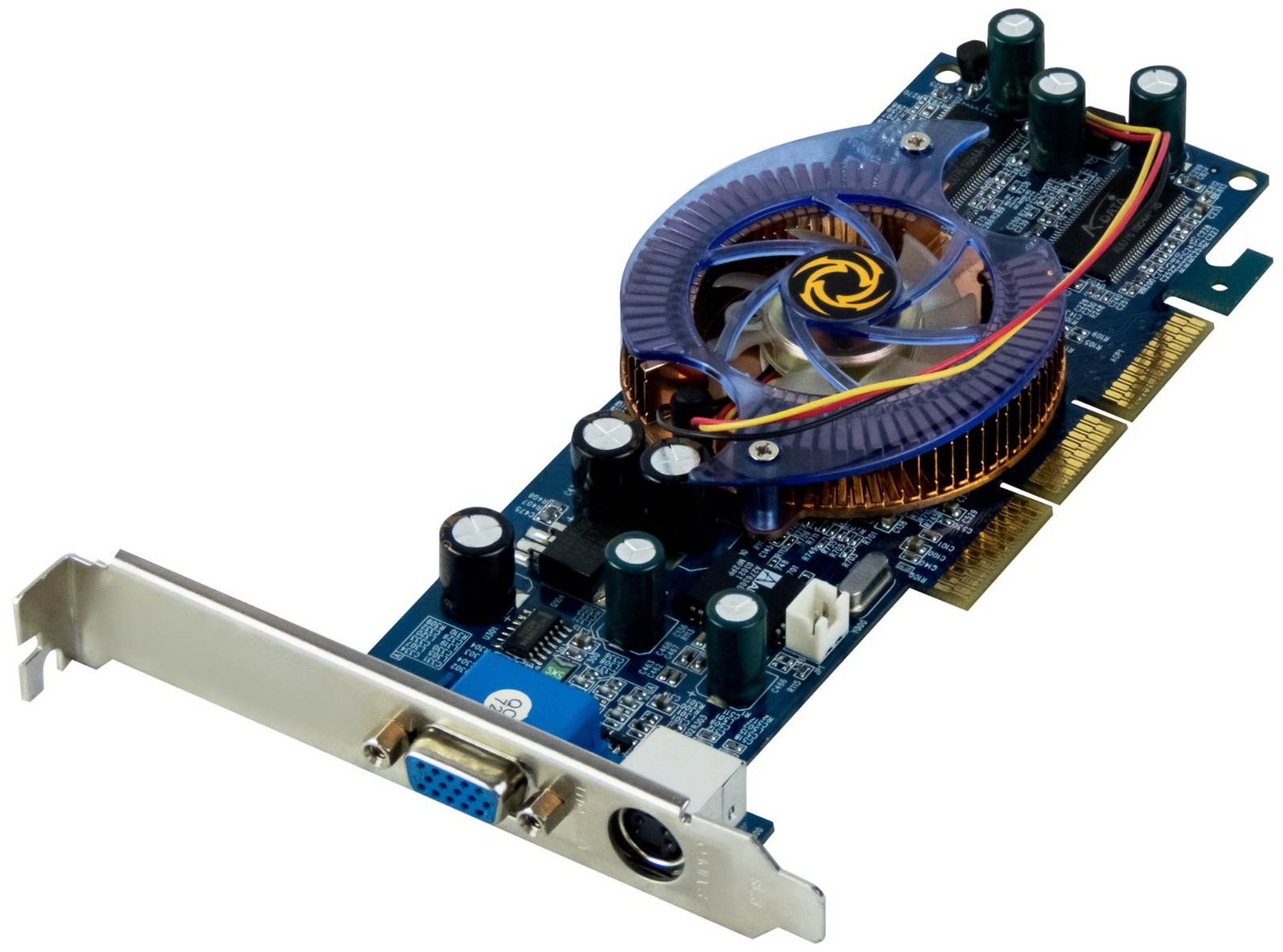 GRAPHICS CARD XFX NVIDIA GEFORCE 4 MX440SE 64MB PV-T17L-QTFB DDR AGP
