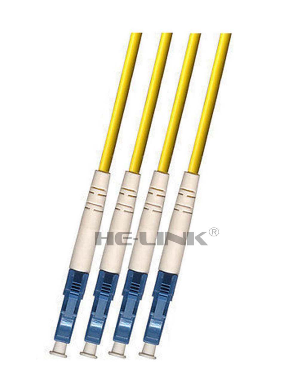 250M LC-LC Outdoor Armored Singlemode 4 Strands Fiber Patch Cord