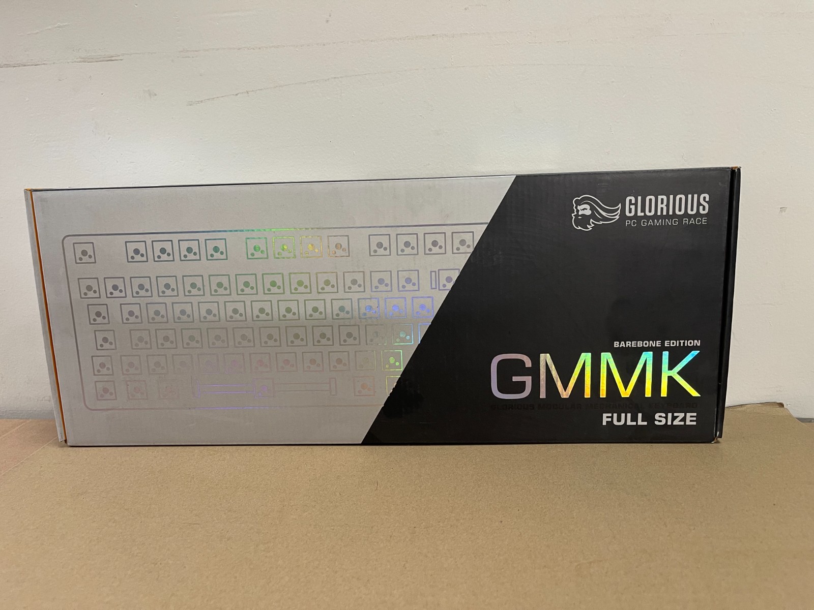Glorious GMMK Modular Mechanical Gaming Keyboard ISO Layout- RGB LED Backlit,BLK