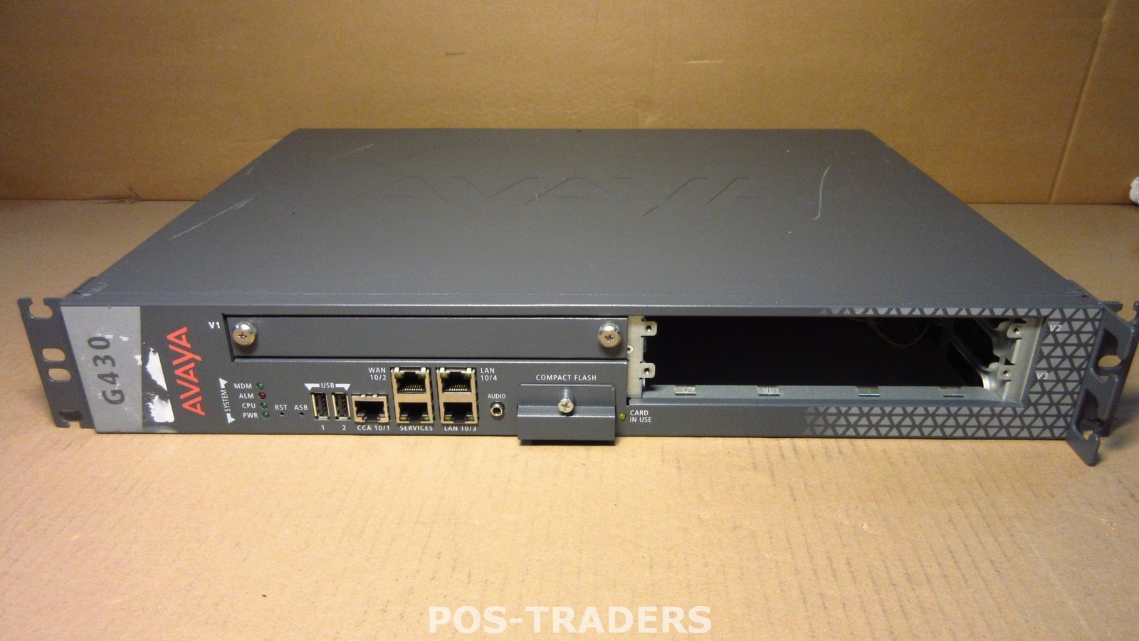 Avaya G430 Media Gateway multipurpose 3X media module slots - EXCL MODULES