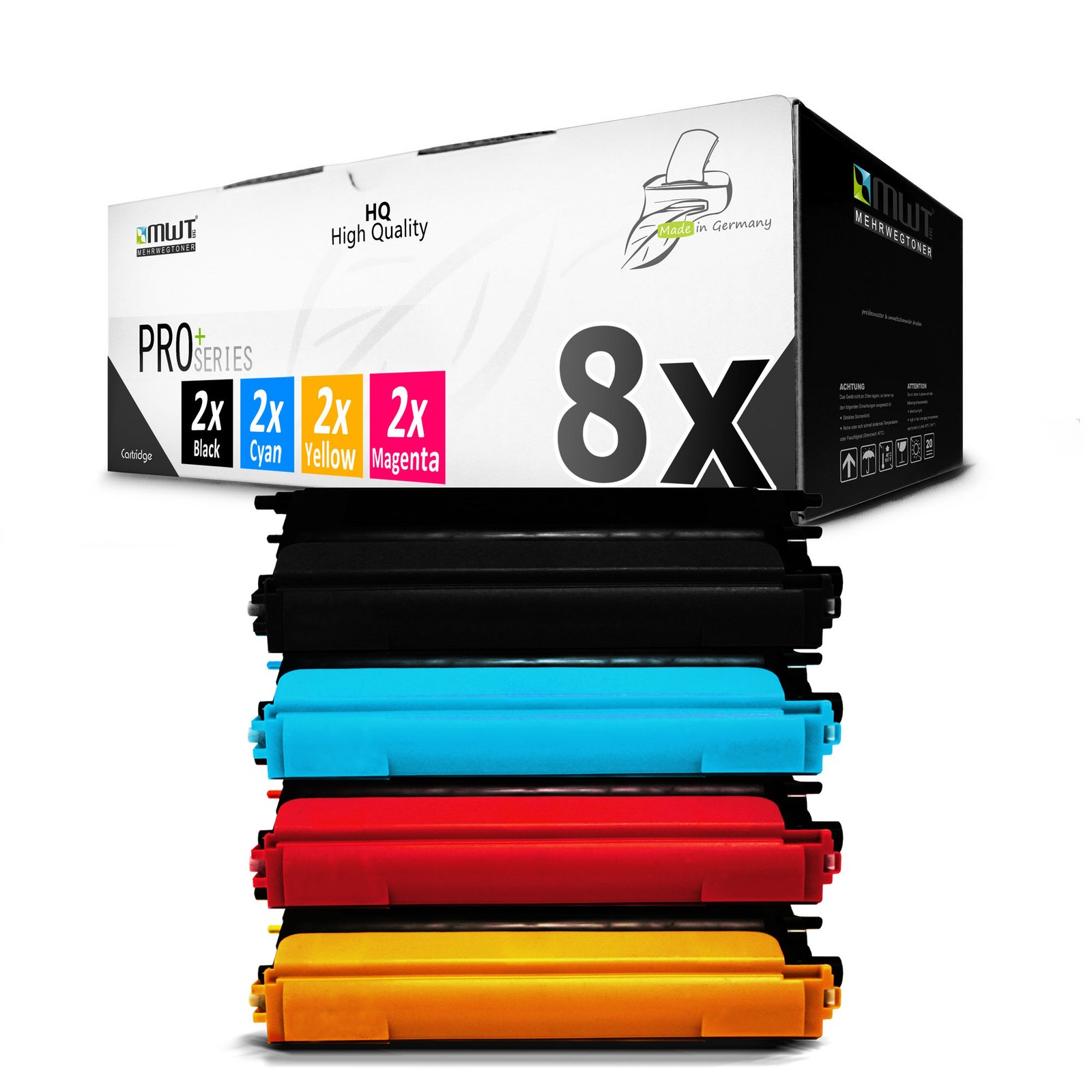 8x MWT PRO Compatible Toner for Brother HL-4050 DCP-9042 MFC-9440 TN-135