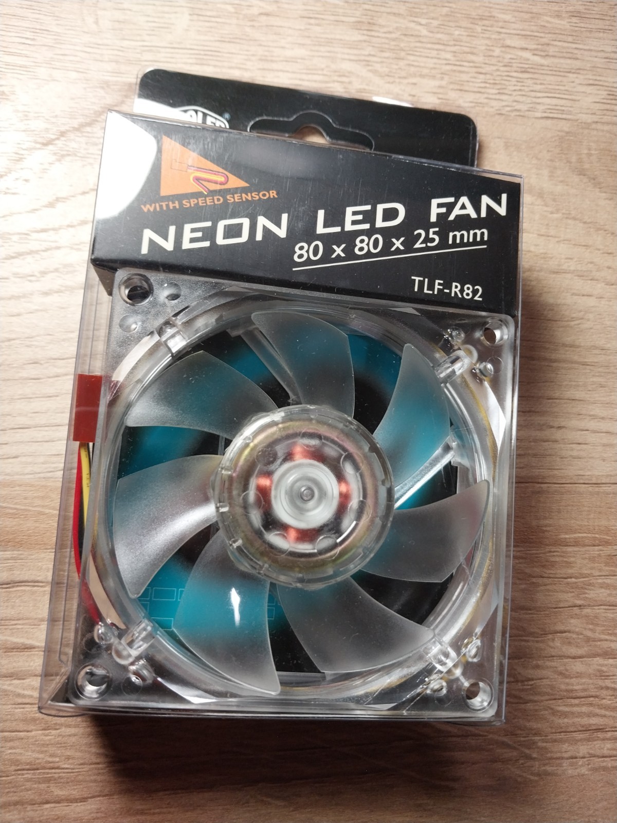 Retro Cooler Master TLF-R82 Neon LED 80x80x25mm Case Fan