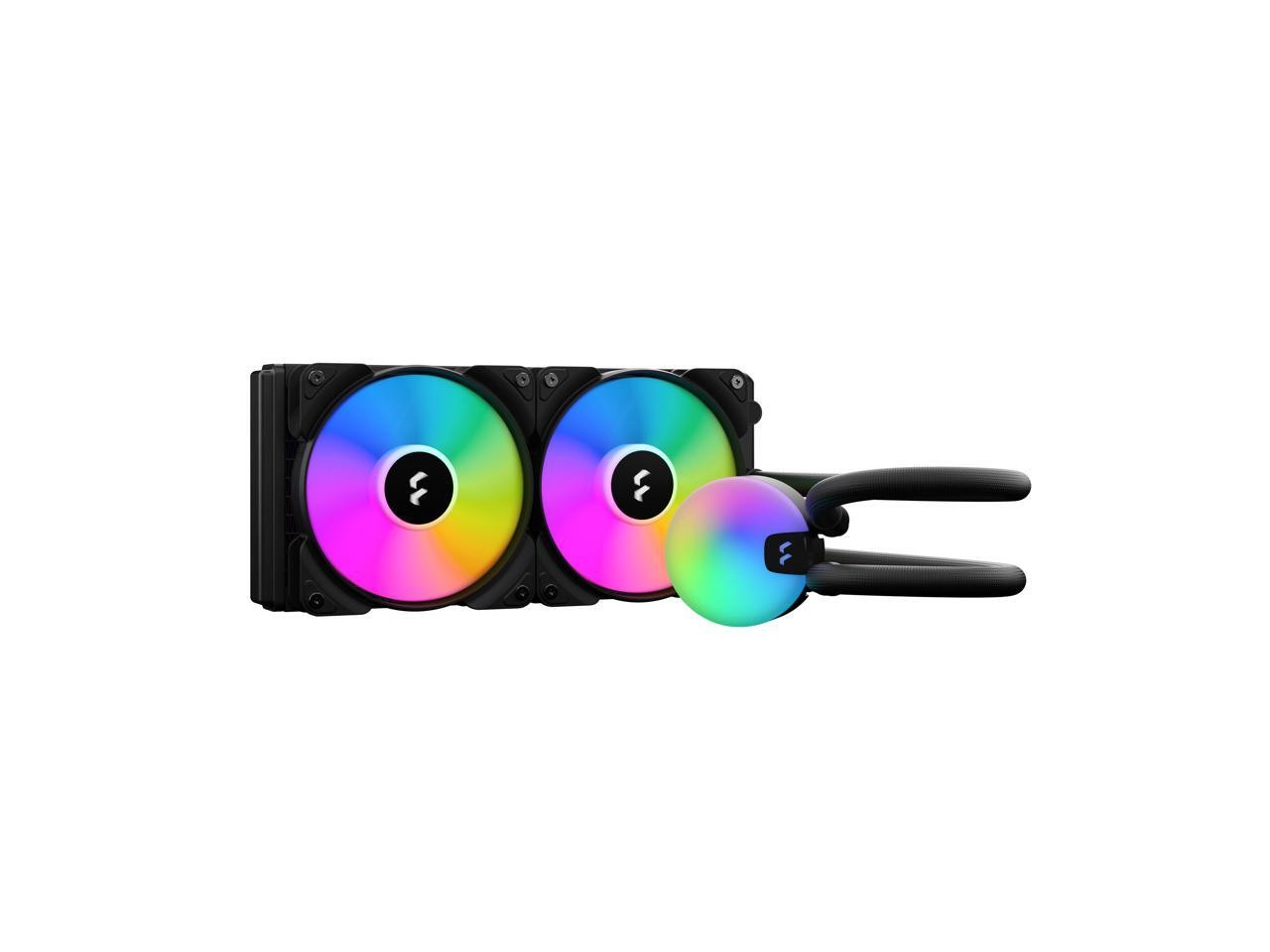Fractal Design Lumen S24 v2 RGB Aspect 12 RGB x2 AIO CPU Liquid/Water Cooler -