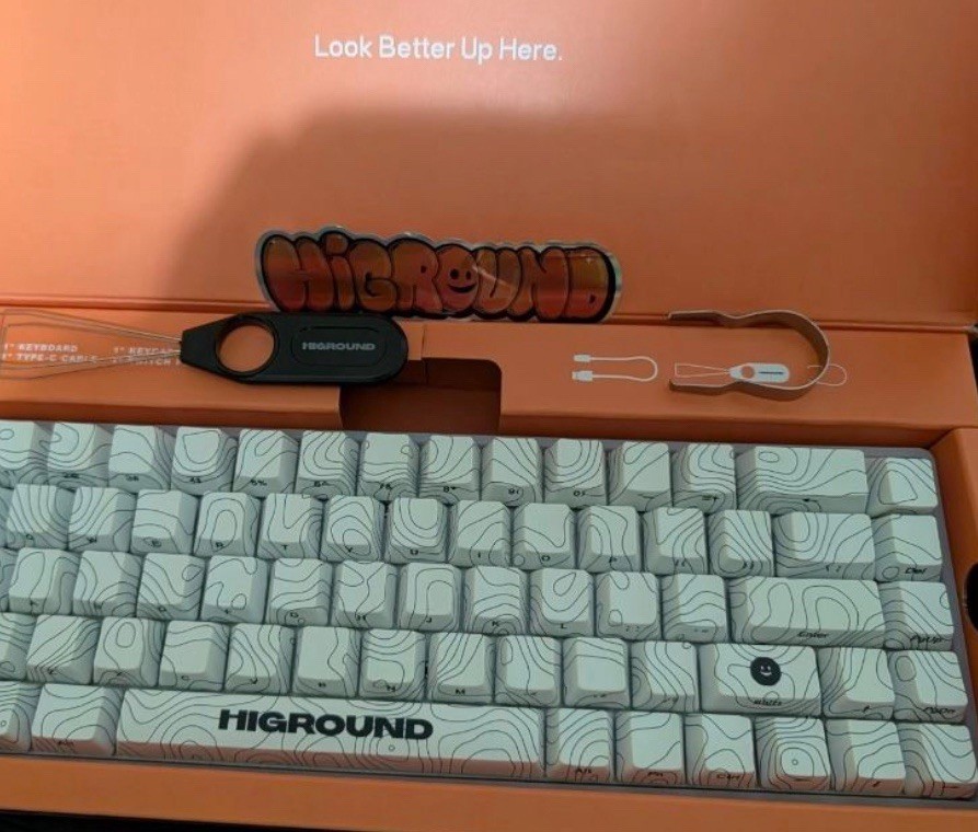 Higround snowstone keyboard 75% 