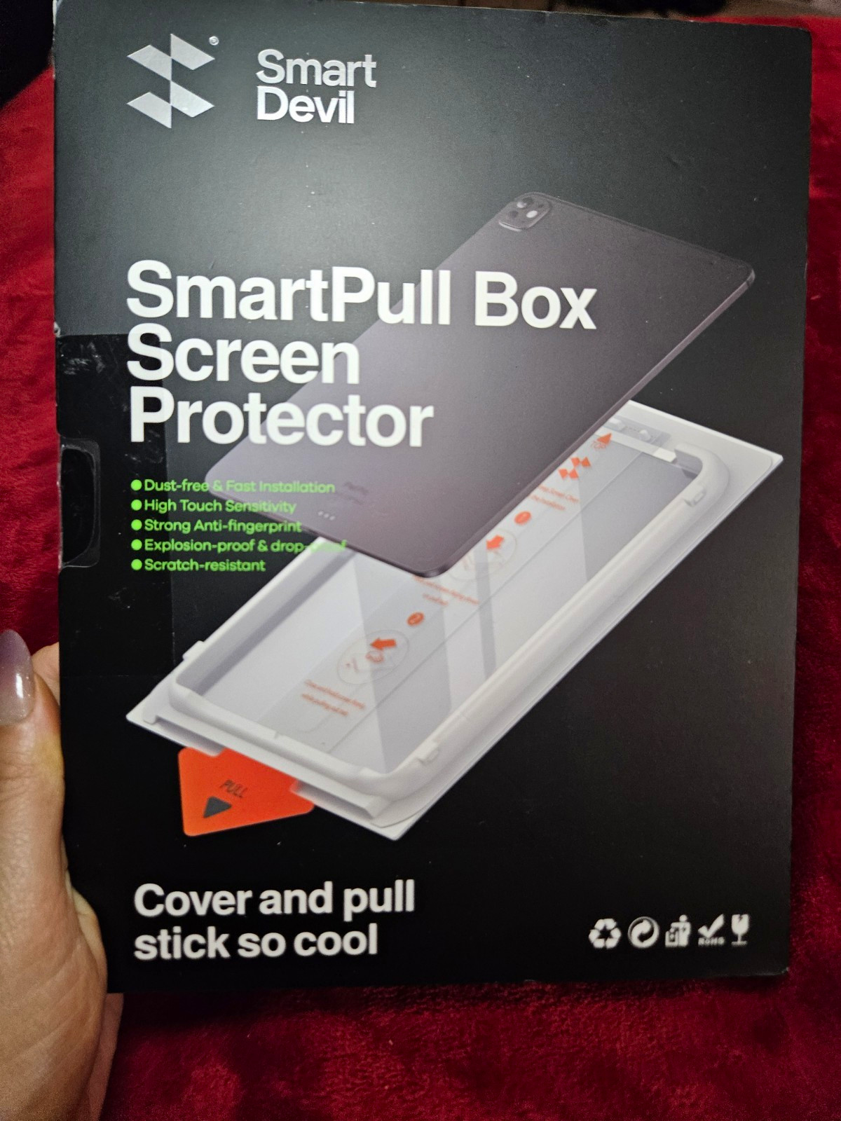 SmartDevil 2-Pack Clear Screen Protector iPad mini 7th A17 Pro & 6th