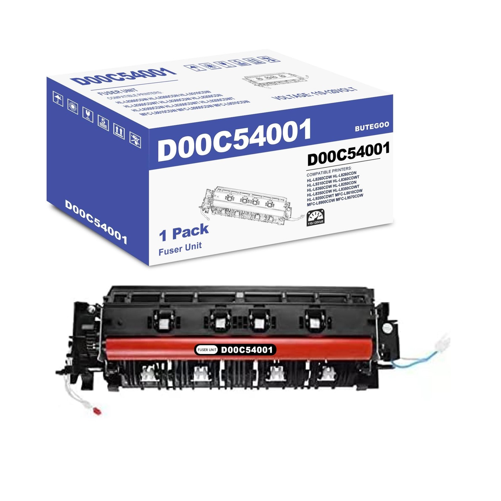 D00C54001 D01CEC001 Fuser Unit Replacement for Brother HL-L8260CDW HL-L8260CD...