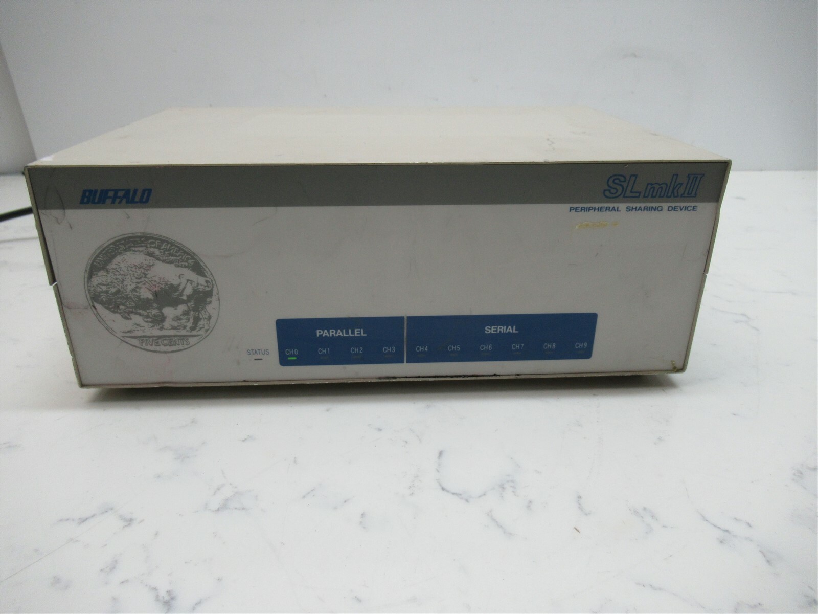 Vintage Buffalo SLmkII Peripheral Sharing Device 3 Channel Parallel 5 Serial