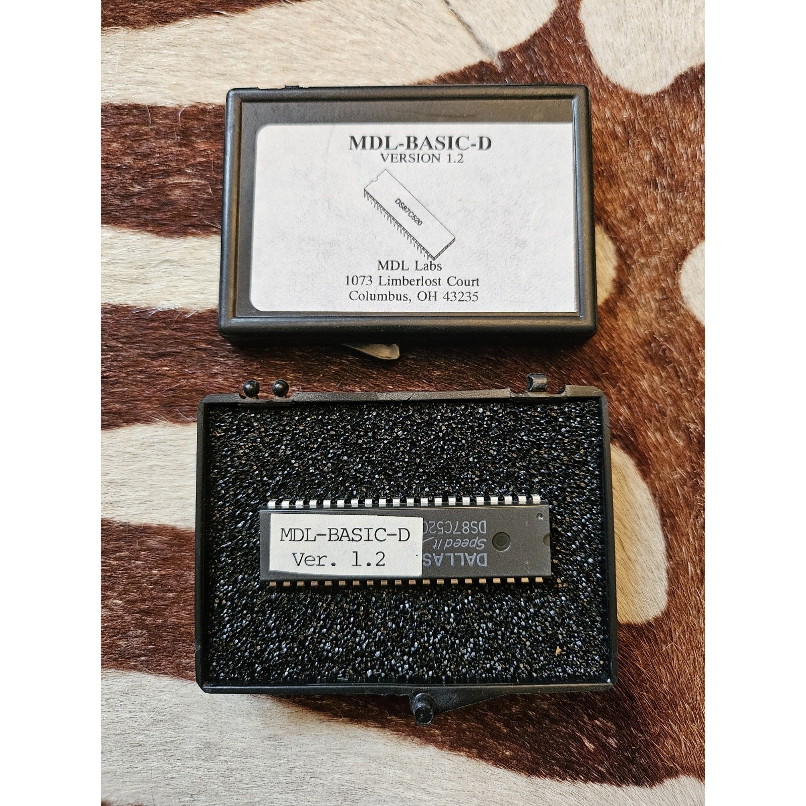 MDL Labs Basic-D DS87C520 DALLAS speed it up Rare vintage 8051 MCU CPU GOLD