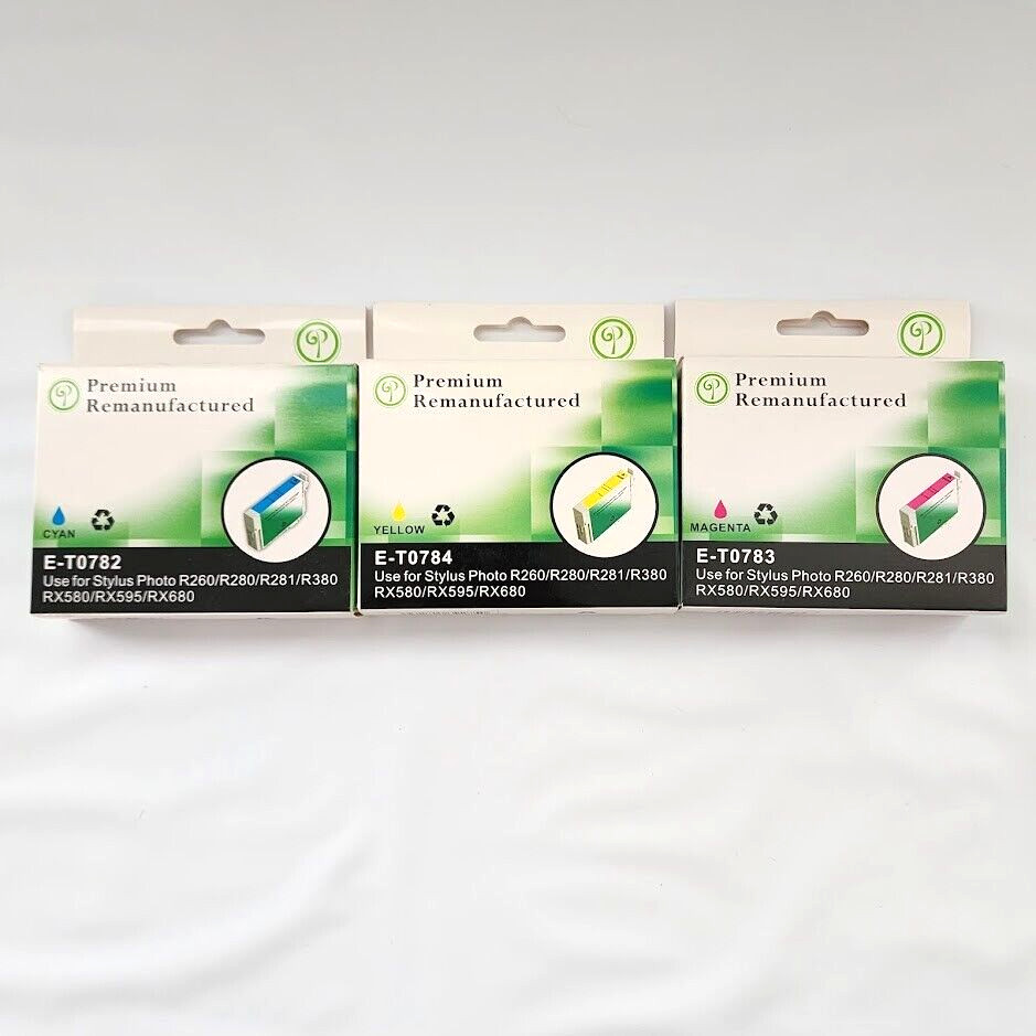 Green Project Premium Re-manufactured Ink Cartridge Artisan Lot of 3 Expired