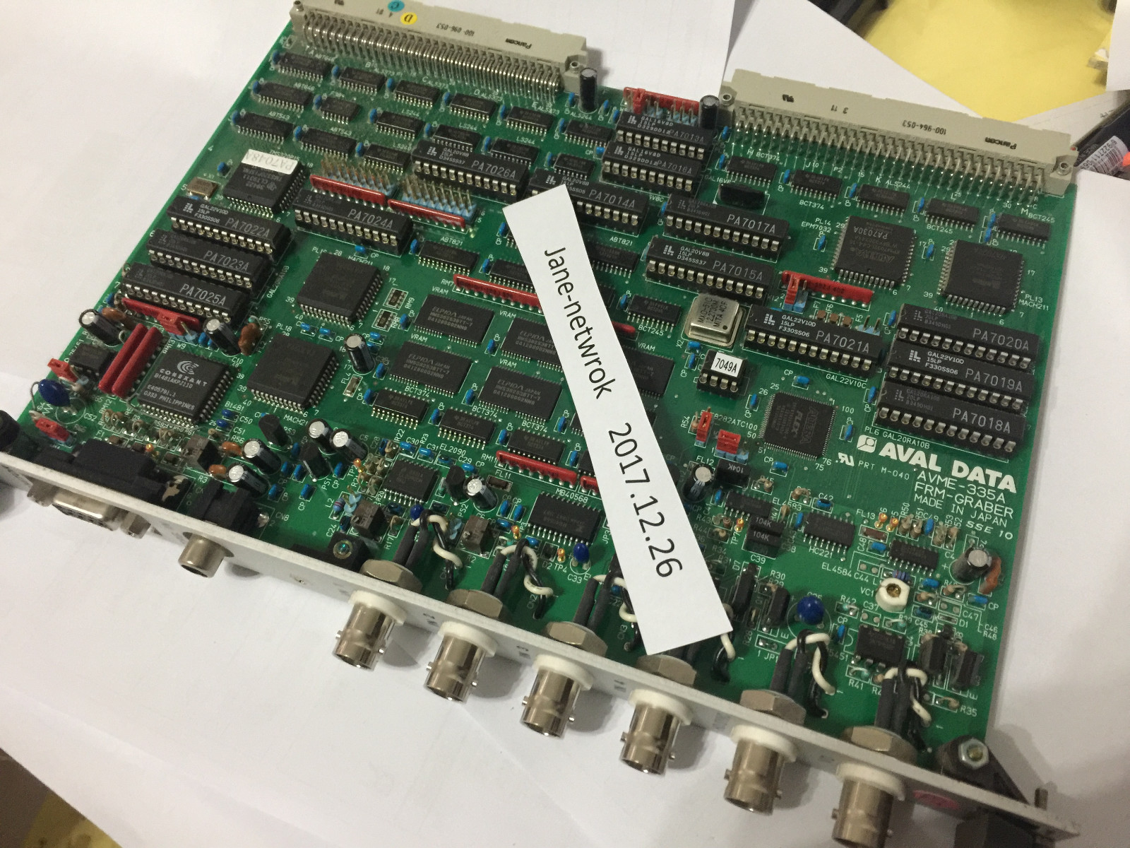 1pc test AVAL DATA AVME-335A FRM-GRABER Fast Shipping By FedEx or DHL