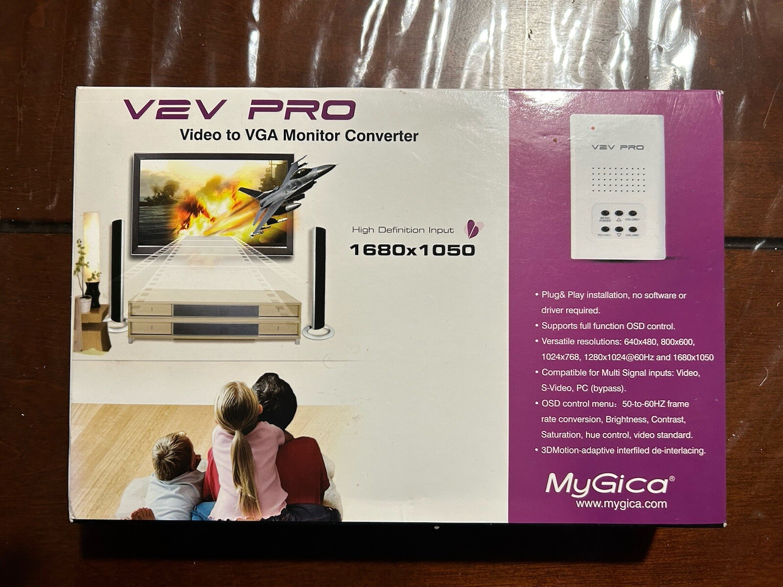 MyGica V2V Pro Video to VGA Monitor Converter