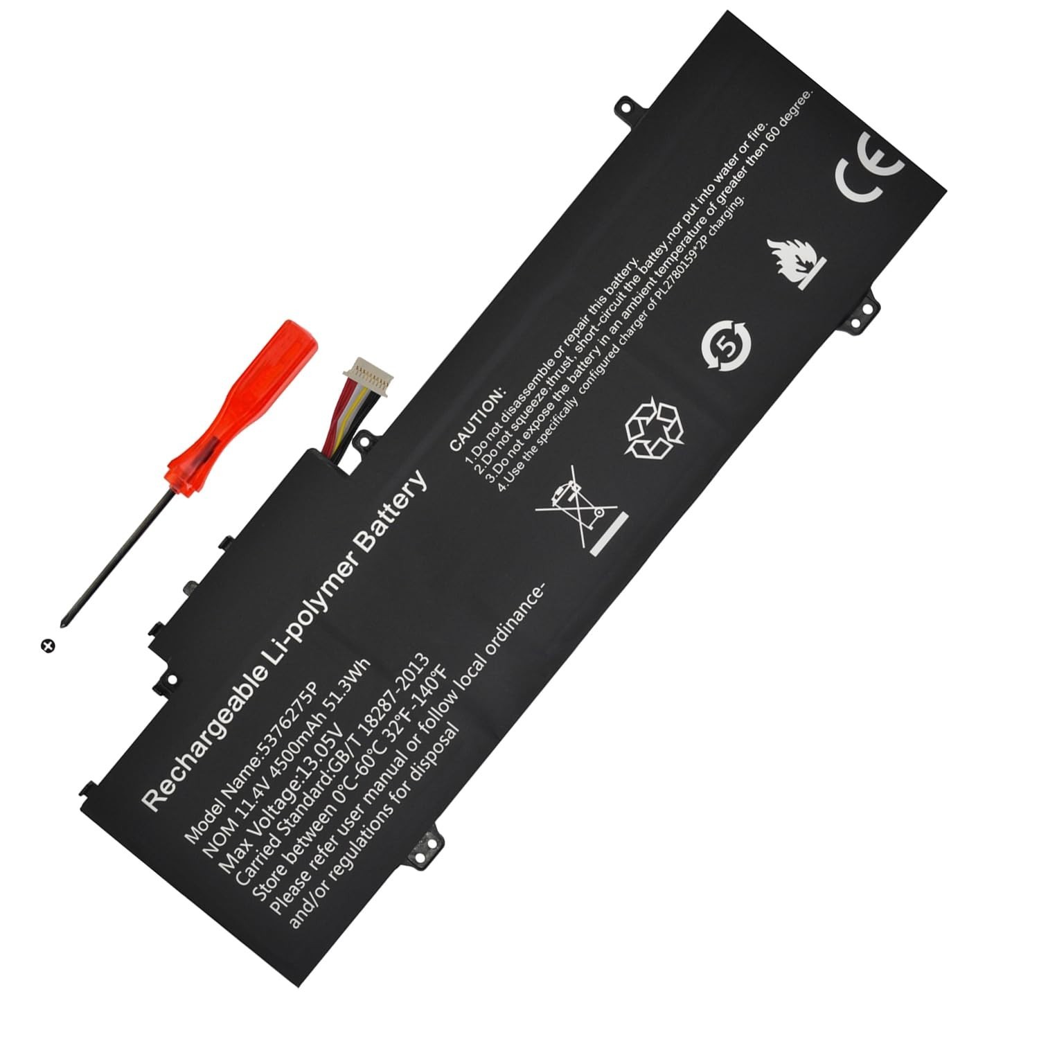 4500mAh Replacement Battery for Gateway GWTN156-1RG GWTN141-2BL GWTN141-4 Laptop