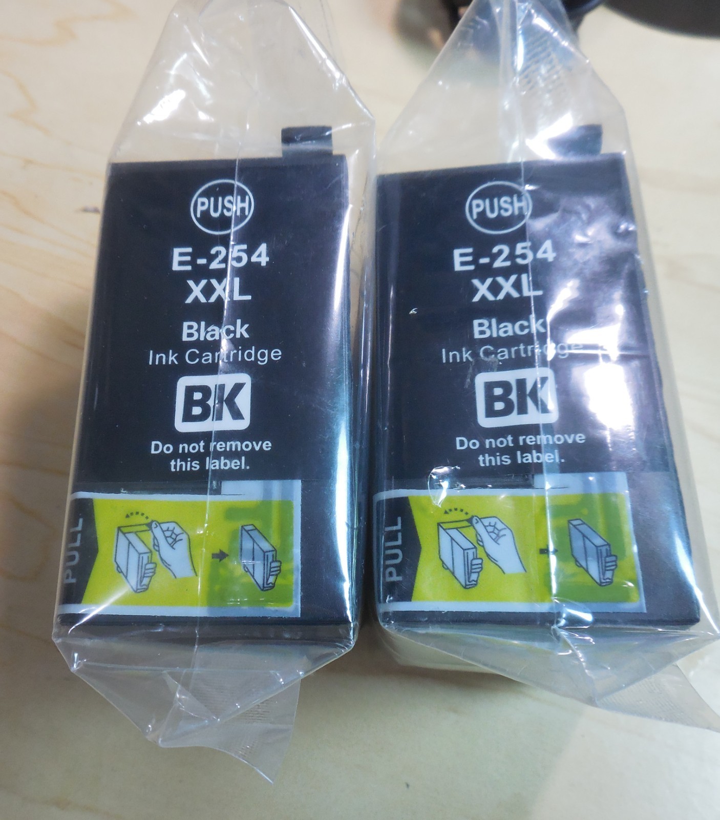 Epson/Push E-254XXL-3 Black Ink High Yield Ink Cartridges