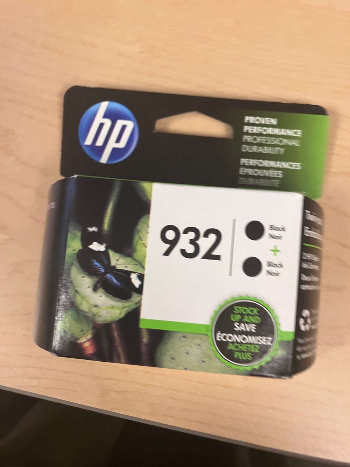 New HP 932 Black - Double Pack - 2 Cartridges -  HP932