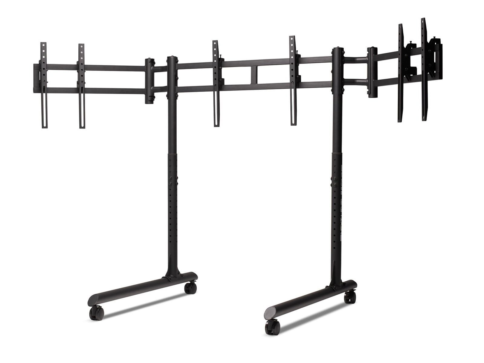 Next Level Racing Round Tube Freestanding Triple Monitor Stand (nlr-r011)
