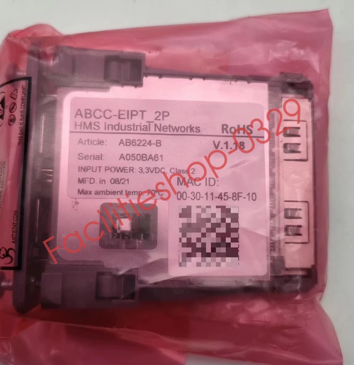AB6224-B ABCC-EIPT_2P Ethernet/ip DHL/FedEx
