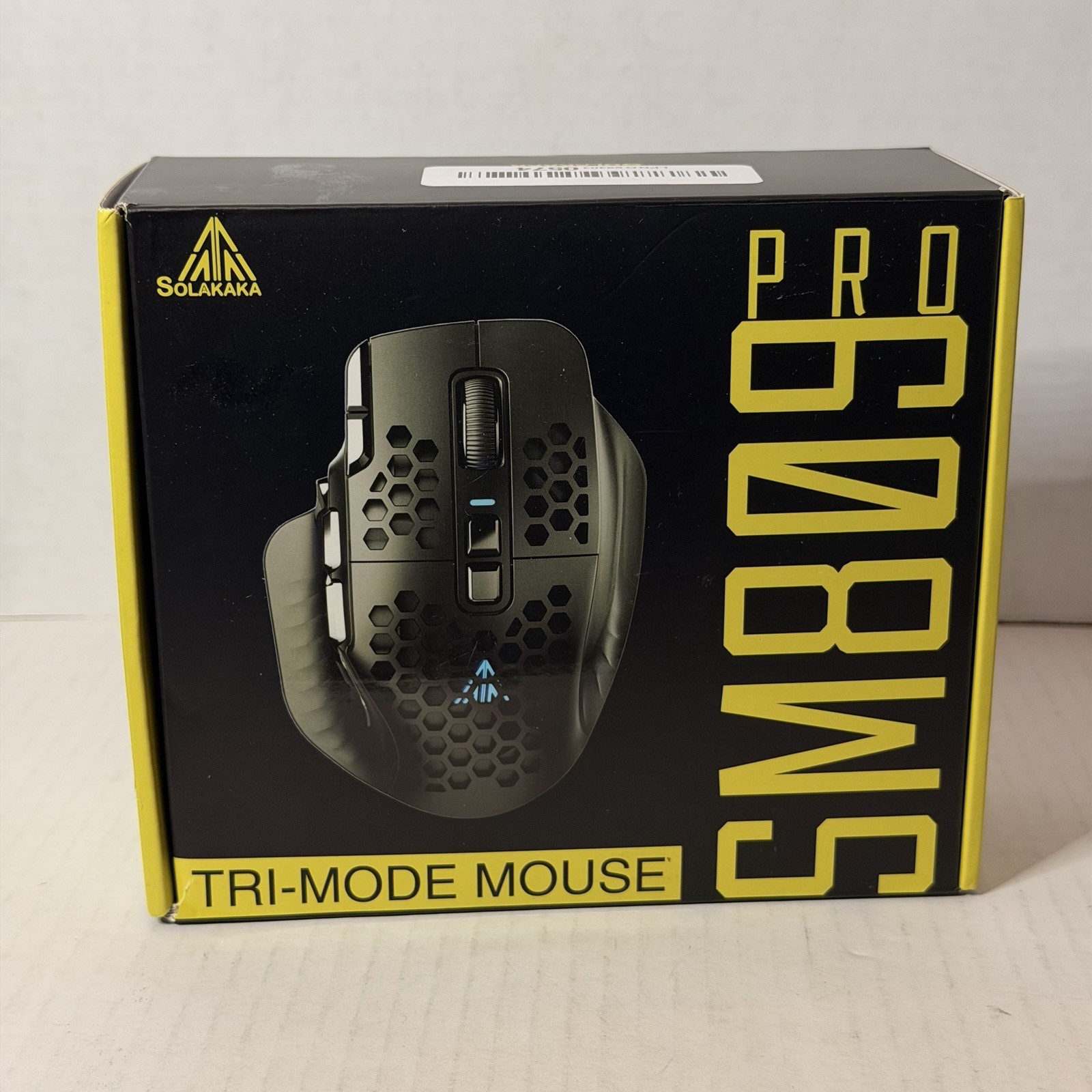 Solakaka Pro SM809 Tri Mode Wireless MMO Mouse White