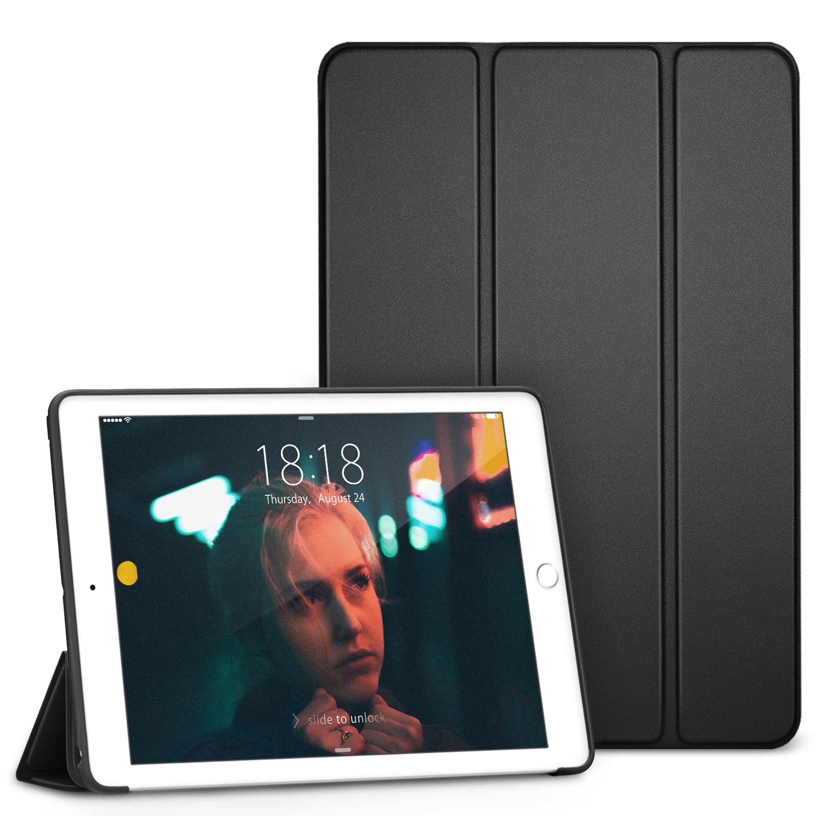 Soft Case for for iPad 9th/8th/7th Generation 10.2-inch, Black