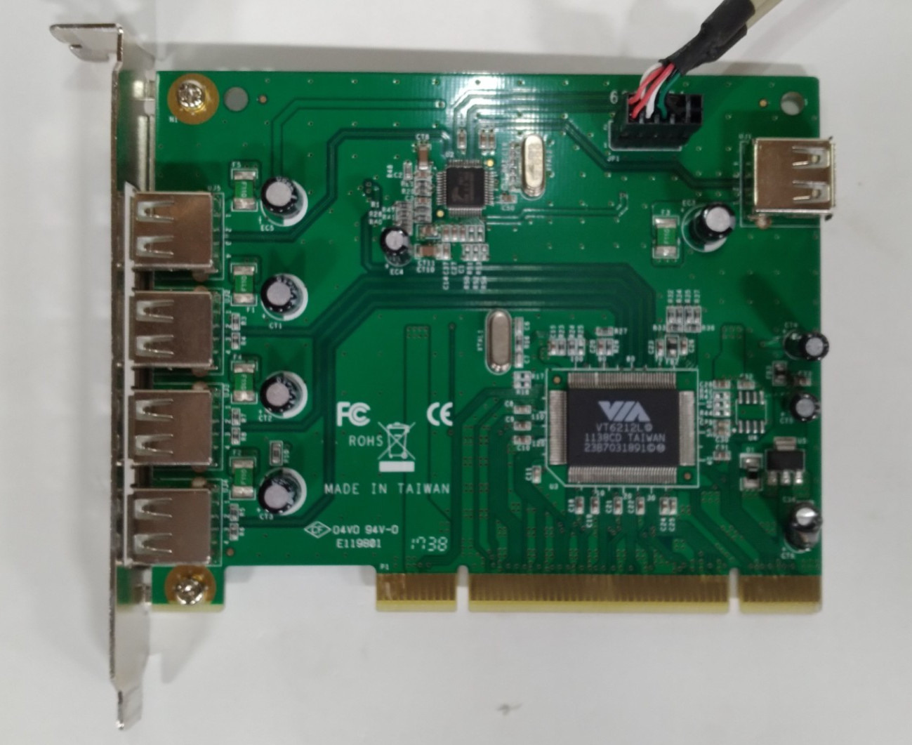 STARTECH E314526 pciusb7 PCI USB Adapter Card 4*USB #0670