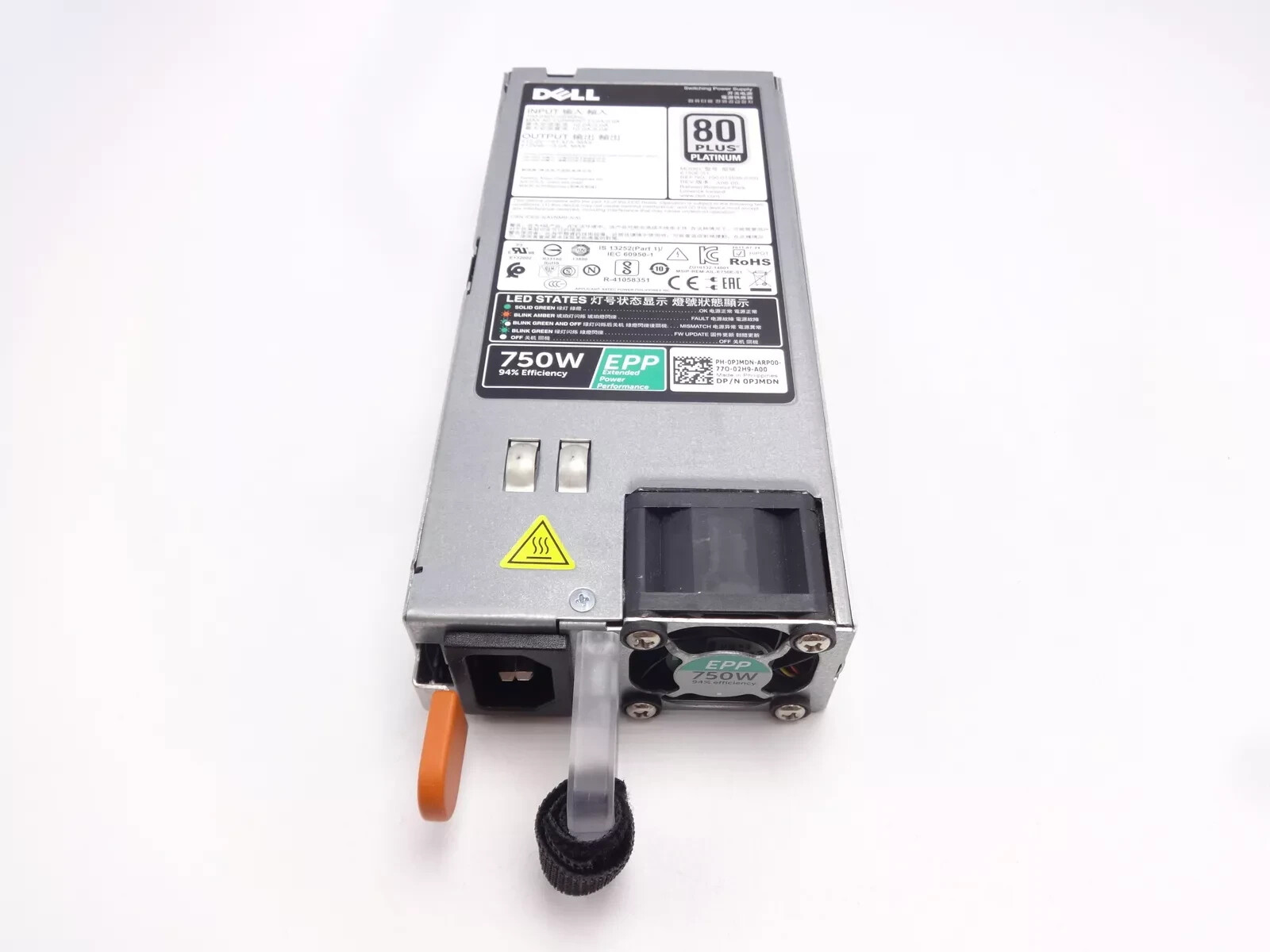 DELL POWER SUPPLY 750W POWEREDGE R630 GRADE A PJMDN