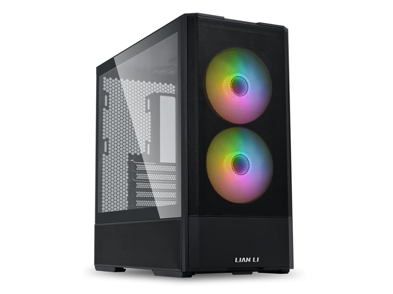 LIAN LI LANCOOL 207 Compact ATX RGB Gaming Computer Case, Tower Chassis w/ 2x140