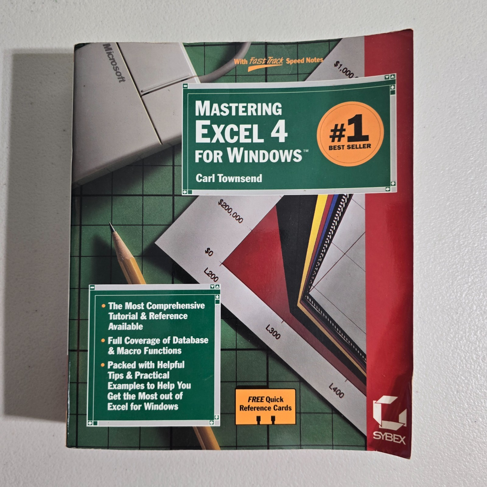 Mastering Excel 4 For Windows by Carl Townsend - Paperback