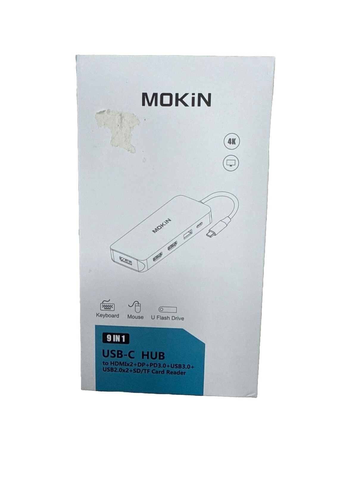 MOKIN 9 in 1 Multi-Function USB-C Adapter MUC0304 NEW