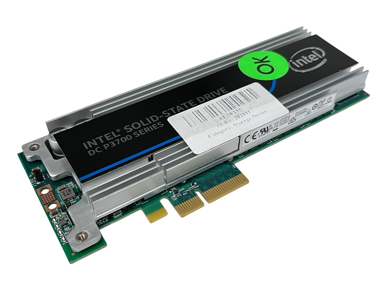 Intel SSDPEDMD800G4 800GB Solid State Drive SSD DC P3700 Series HHHL NVMe PCIe