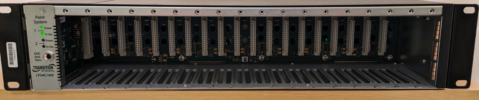 NEW CPSMC1800-200 Transition Network 18-Slot Chassis NSN: 5975-01-577-5406