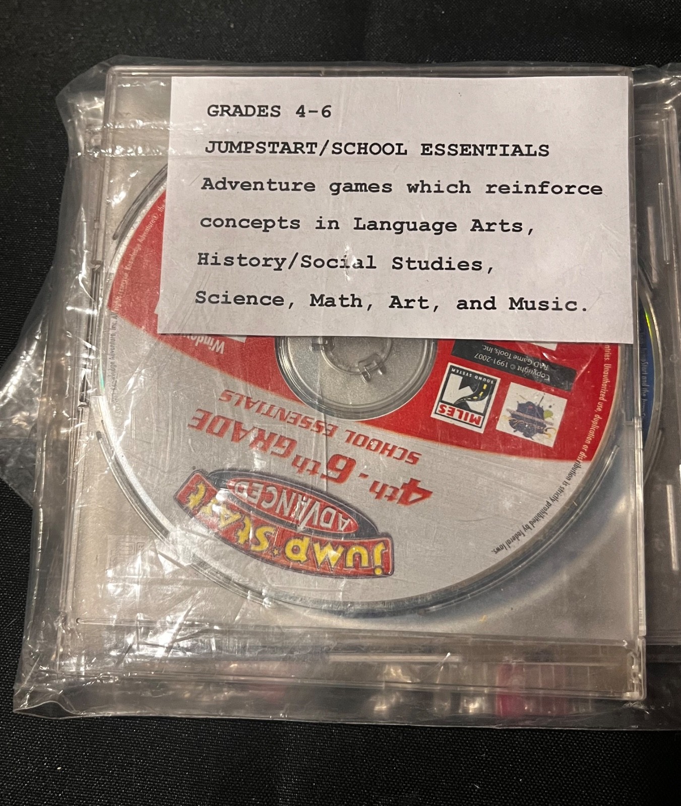 JumpStart Advanced 4th - 6th Grade School Essentials 3-Disc Set (PC CD-ROM)