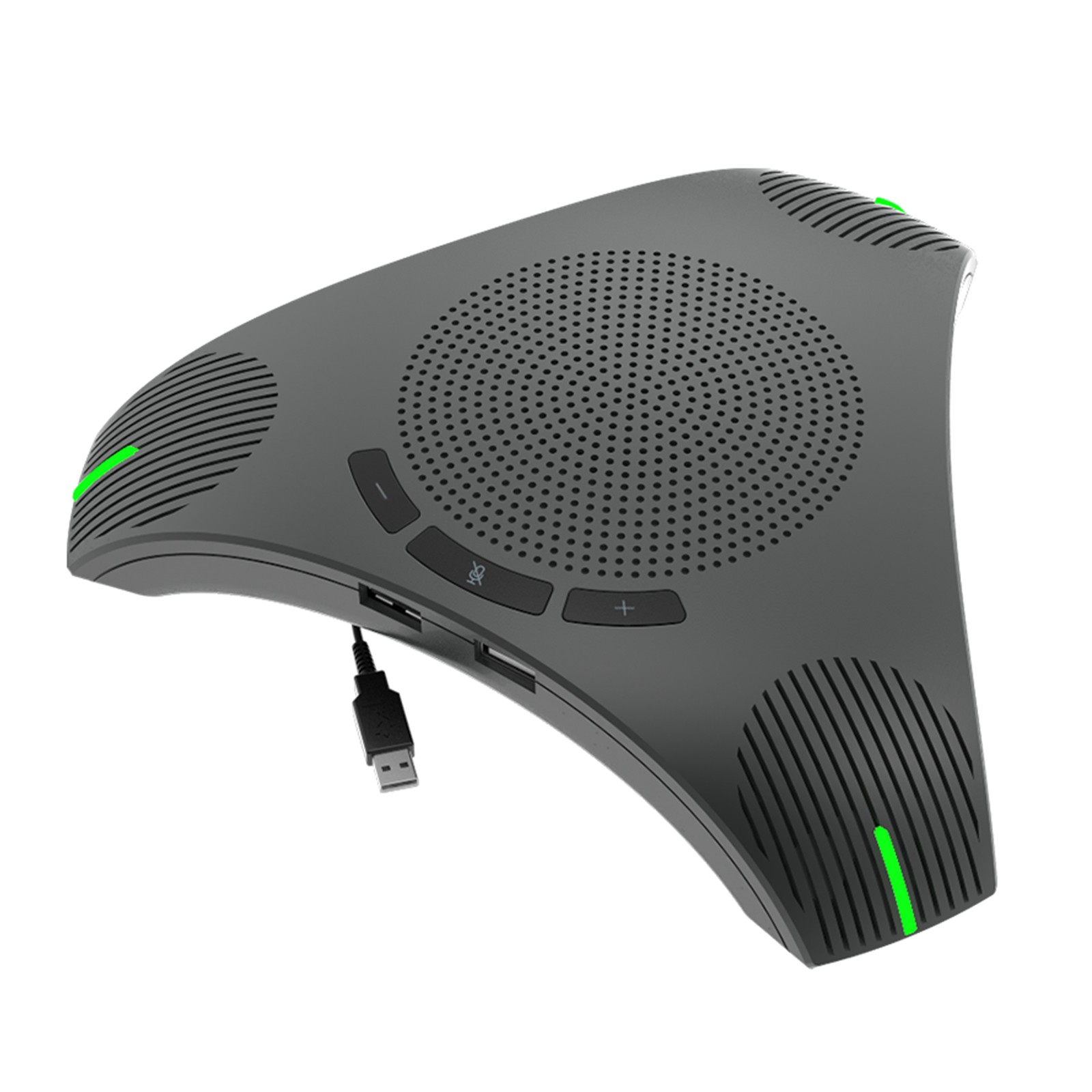 USB Speakerphone Conference Microphone Omnidirectional Computer Mic 360° Vo IEYJ